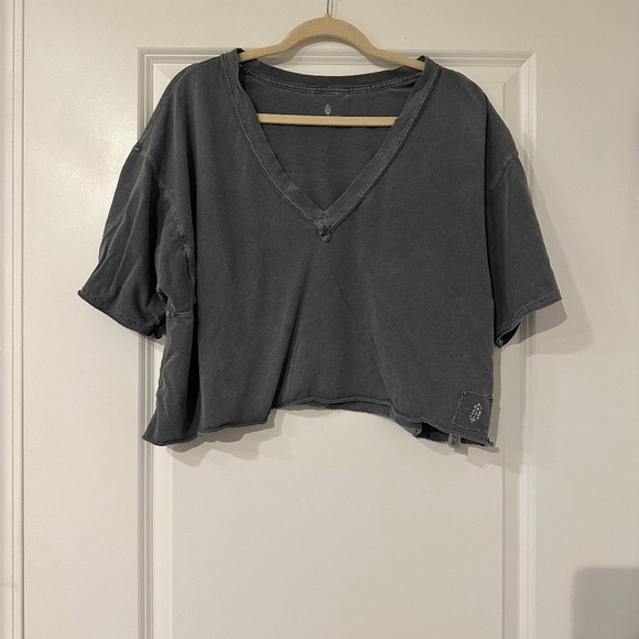 FP Movement Cropped Tee - Washed Grey - Picture 1 of 6